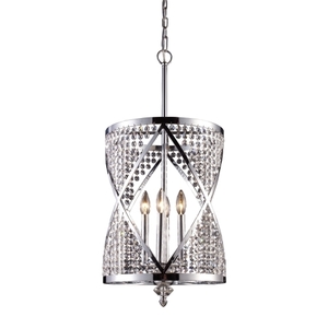 E112344 Crystoria Entrance / Foyer Pendant Light - Polished Chrome E112344 Crystoria Entrance / Foyer Pendant Light - Polished Chrome
