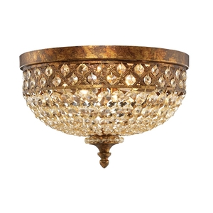 E112914 Montavilla Flush Mount Ceiling Light - Spanish Bronze E112914 Montavilla Flush Mount Ceiling Light - Spanish Bronze