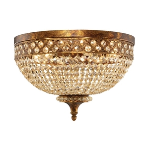 E112926 Montavilla Flush Mount Ceiling Light - Spanish Bronze E112926 Montavilla Flush Mount Ceiling Light - Spanish Bronze
