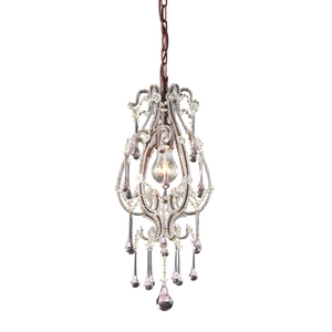 E120131RS Opulence Mini-Pendant Pendant Light - Rust / Rose E120131RS Opulence Mini-Pendant Pendant Light - Rust / Rose