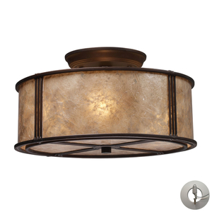 E150313LA Barringer Semi Flush Mount Ceiling Light - Aged Bronze E150313LA Barringer Semi Flush Mount Ceiling Light - Aged Bronze