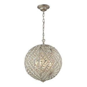 E162408 Renaissance Entrance / Foyer Pendant Light - Sunset Silver E162408 Renaissance Entrance / Foyer Pendant Light - Sunset Silver
