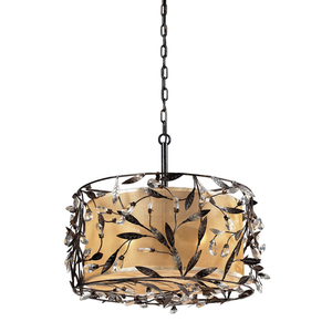 E181323 Circeo Drum Pendant Pendant Light - Deep Rust E181323 Circeo Drum Pendant Pendant Light - Deep Rust