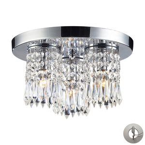 E19903LA Optix Flush Mount Ceiling Light - Polished Chrome E19903LA Optix Flush Mount Ceiling Light - Polished Chrome
