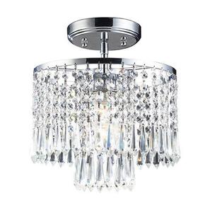 E19911 Optix Semi Flush Mount Ceiling Light - Polished Chrome E19911 Optix Semi Flush Mount Ceiling Light - Polished Chrome