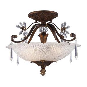 E21813 Emilion Semi Flush Mount Ceiling Light - Burnt Bronze E21813 Emilion Semi Flush Mount Ceiling Light - Burnt Bronze