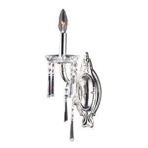 E23911 Princess 1 Bulb Wall Sconce - Polished Silver E23911 Princess 1 Bulb Wall Sconce - Polished Silver