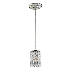 E29971A Optix Mini-Pendant Pendant Light - Chrome / Crystal E29971A Optix Mini-Pendant Pendant Light - Chrome / Crystal