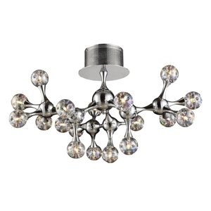 E3002618 Molecular Semi Flush Mount Ceiling Light - Polished Chrome E3002618 Molecular Semi Flush Mount Ceiling Light - Polished Chrome