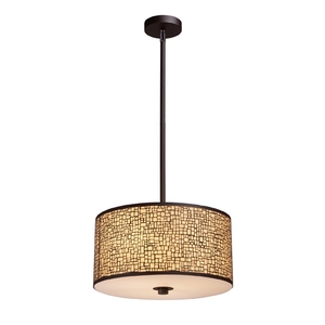 E310463 Medina Drum Pendant Pendant Light - Aged Bronze E310463 Medina Drum Pendant Pendant Light - Aged Bronze