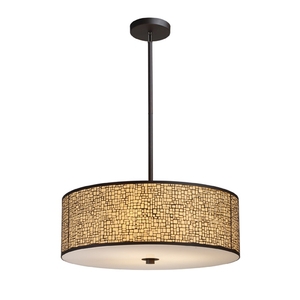 E310475 Medina Drum Pendant Pendant Light - Aged Bronze E310475 Medina Drum Pendant Pendant Light - Aged Bronze