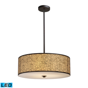 E310475LED Medina Drum Pendant Pendant Light - Aged Bronze E310475LED Medina Drum Pendant Pendant Light - Aged Bronze
