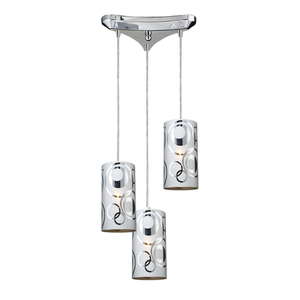 E310763 Chromia Multi Light Pendant Light - Polished Chrome E310763 Chromia Multi Light Pendant Light - Polished Chrome