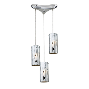 E310773 Chromia Multi Light Pendant Light - Polished Chrome E310773 Chromia Multi Light Pendant Light - Polished Chrome