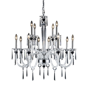 E3109284 Duchess Large Foyer Chandelier Chandelier - Polished Chrome E3109284 Duchess Large Foyer Chandelier Chandelier - Polished Chrome