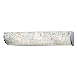 E311823 Encased Crystals 3 Bulb Bathroom Lighting - Polished Chrome E311823 Encased Crystals 3 Bulb Bathroom Lighting - Polished Chrome