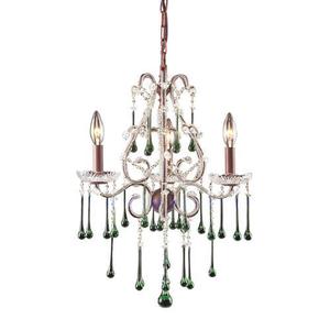 E40113LM Opulence Mini Chandelier - Rust / Lime E40113LM Opulence Mini Chandelier - Rust / Lime