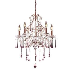 E40125RS Opulence Mid Sized Chandelier Chandelier - Rust / Rose E40125RS Opulence Mid Sized Chandelier Chandelier - Rust / Rose
