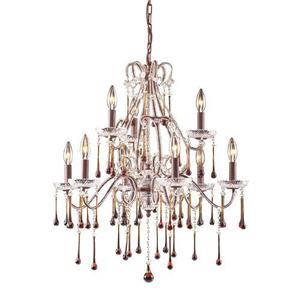 E401363AMB Opulence Large Foyer Chandelier Chandelier - Rust / Amber E401363AMB Opulence Large Foyer Chandelier Chandelier - Rust / Amber