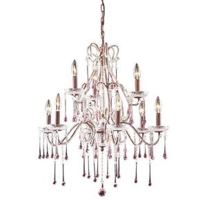 E401363RS Opulence Large Foyer Chandelier Chandelier - Rust / Rose E401363RS Opulence Large Foyer Chandelier Chandelier - Rust / Rose