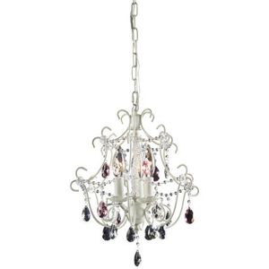E40413 Elise Mini Chandelier - Antique White E40413 Elise Mini Chandelier - Antique White