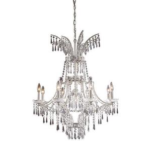 E405781 La Fontaine Mid Sized Chandelier Chandelier - Sunset Silver E405781 La Fontaine Mid Sized Chandelier Chandelier - Sunset Silver