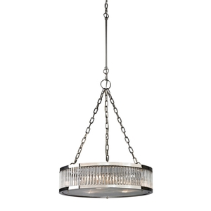 E461053 Linden Drum Pendant Pendant Light - Polished Nickel E461053 Linden Drum Pendant Pendant Light - Polished Nickel