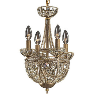 E597341 Elizabethan Mini Chandelier - Queen's Ivory E597341 Elizabethan Mini Chandelier - Queen's Ivory