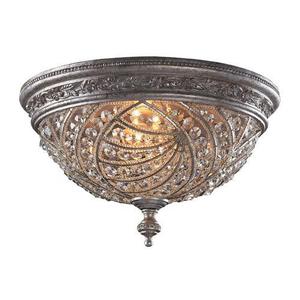 E62324 Renaissance Flush Mount Ceiling Light - Sunset Silver E62324 Renaissance Flush Mount Ceiling Light - Sunset Silver