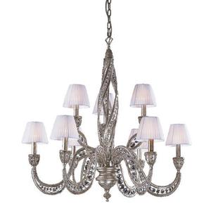E623763 Renaissance Mid Sized Chandelier Chandelier - Sunset Silver E623763 Renaissance Mid Sized Chandelier Chandelier - Sunset Silver
