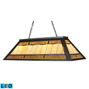 E701134LED Filigree Linear Pendant Pendant Light - Tiffany Bronze E701134LED Filigree Linear Pendant Pendant Light - Tiffany Bronze
