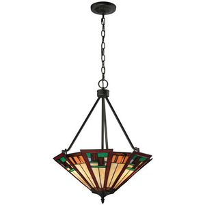 E701173LED Oak Bridge Up Light Pendant Light - Tiffany Bronze E701173LED Oak Bridge Up Light Pendant Light - Tiffany Bronze