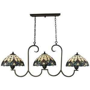 E701203 Gameroom Linear Pendant Pendant Light - Tiffany Bronze E701203 Gameroom Linear Pendant Pendant Light - Tiffany Bronze