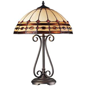 E701652LED Diamond Ring Table Lamp - Burnished Copper E701652LED Diamond Ring Table Lamp - Burnished Copper