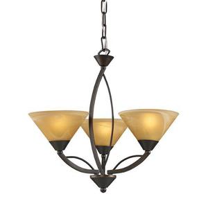 E76453 Elysburg Mini Chandelier - Aged Bronze / Tea E76453 Elysburg Mini Chandelier - Aged Bronze / Tea