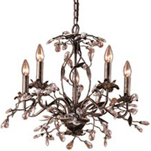 E80535 Circeo Mid Sized Chandelier Chandelier - Deep Rust E80535 Circeo Mid Sized Chandelier Chandelier - Deep Rust