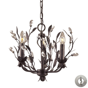 E80583LA Circeo Mini Chandelier - Deep Rust E80583LA Circeo Mini Chandelier - Deep Rust