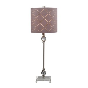DD144 Home Table Lamp - Brushed Steel / Acrylic DD144 Home Table Lamp - Brushed Steel / Acrylic