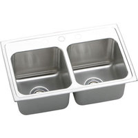 Double Bowl Kitchen Sink 25'' x 19-1/2'' x 10-1/8'' Double Bowl Kitchen Sink 25'' x 19-1/2'' x 10-1/8''