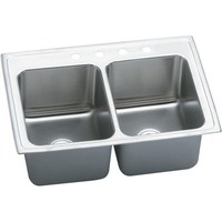 Double Bowl Kitchen Sink 33'' x 22'' x 12-1/8'' Double Bowl Kitchen Sink 33'' x 22'' x 12-1/8''