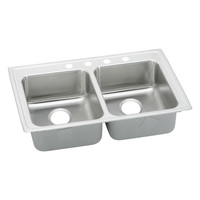 Double Bowl Kitchen Sink 33 x 21-1/4 x 6 Double Bowl Kitchen Sink 33 x 21-1/4 x 6