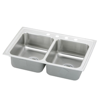 Double Bowl Kitchen Sink 33'' x 21-1/4'' x 7-7/8'' Double Bowl Kitchen Sink 33'' x 21-1/4'' x 7-7/8''