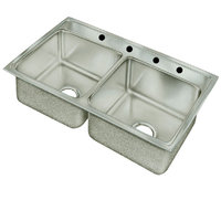 Double Bowl Kitchen Sink 33'' x 22'' x 12-1/8'' Double Bowl Kitchen Sink 33'' x 22'' x 12-1/8''