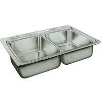 Double Bowl Kitchen Sink 33'' x 22'' x 8-1/8'' Double Bowl Kitchen Sink 33'' x 22'' x 8-1/8''