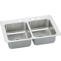 Double Bowl Kitchen Sink 33'' x 19-1/2'' x 5-1/2'' Double Bowl Kitchen Sink 33'' x 19-1/2'' x 5-1/2''