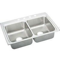 Double Bowl Kitchen Sink 33'' x 22'' x 5-1/2'' Double Bowl Kitchen Sink 33'' x 22'' x 5-1/2''