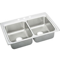 Double Bowl Kitchen Sink 33'' x 22'' x 6'' Double Bowl Kitchen Sink 33'' x 22'' x 6''