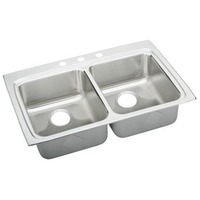 Double Bowl Kitchen Sink 33 x 22 x 6-1/2 Double Bowl Kitchen Sink 33 x 22 x 6-1/2