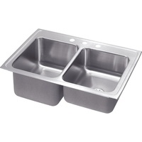 Double Bowl Kitchen Sink 33 x 22 x 11-5/8 Double Bowl Kitchen Sink 33 x 22 x 11-5/8