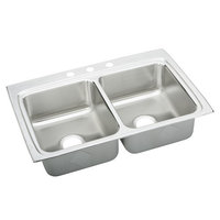 Double Bowl Kitchen Sink 33'' x 22'' x 6-1/2'' Double Bowl Kitchen Sink 33'' x 22'' x 6-1/2''